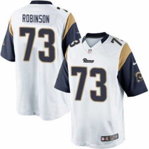 Marvelous 2014 NFL Draft St.Louis Rams #73 Greg Robinson white Elite Jersey