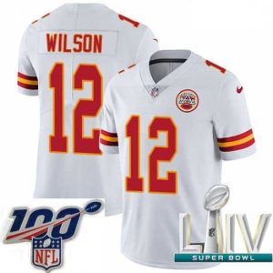 High quality 2020 Super Bowl LIV Nike Kansas City Chiefs #12 Albert Wilson White Vapor Untouchable Limited Player NFL Jersey