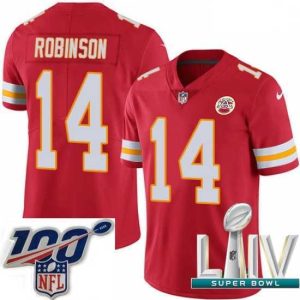 Exquisite 2020 Super Bowl LIV Nike Kansas City Chiefs #14 Demarcus Robinson Red Team Color Vapor Untouchable Limited Player NFL Jersey