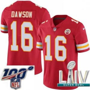 Marvelous 2020 Super Bowl LIV Nike Kansas City Chiefs #16 Len Dawson Red Team Color Vapor Untouchable Limited Player NFL Jersey