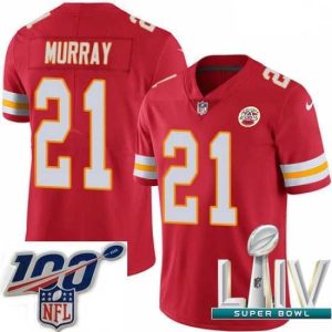 Superior 2020 Super Bowl LIV Nike Kansas City Chiefs #21 Eric Murray Red Team Color Vapor Untouchable Limited Player NFL Jersey