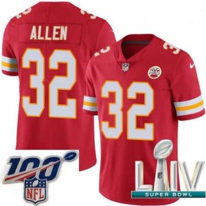Superb 2020 Super Bowl LIV Nike Kansas City Chiefs #32 Marcus Allen Red Team Color Vapor Untouchable Limited Player NFL Jersey