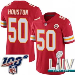 Exquisite 2020 Super Bowl LIV Nike Kansas City Chiefs #50 Justin Houston Red Team Color Vapor Untouchable Limited Player NFL Jersey