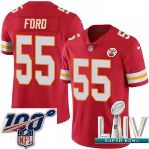 Marvelous 2020 Super Bowl LIV Nike Kansas City Chiefs #55 Dee Ford Red Team Color Vapor Untouchable Limited Player NFL Jersey