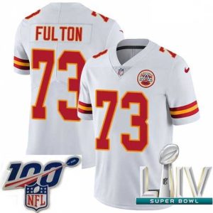 High quality 2020 Super Bowl LIV Nike Kansas City Chiefs #73 Zach Fulton White Vapor Untouchable Limited Player NFL Jersey