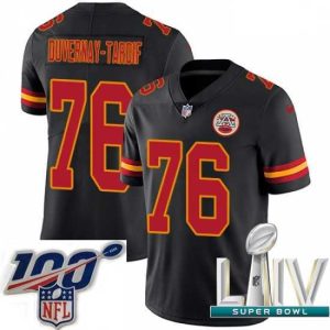 Gorgeous 2020 Super Bowl LIV Nike Kansas City Chiefs #76 Laurent Duvernay-Tardif Limited Black Rush Vapor Untouchable NFL Jersey