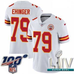 High quality 2020 Super Bowl LIV Nike Kansas City Chiefs #79 Parker Ehinger White Vapor Untouchable Limited Player NFL Jersey
