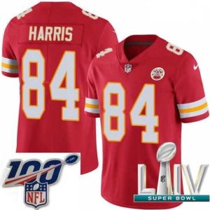 Superb 2020 Super Bowl LIV Nike Kansas City Chiefs #84 Demetrius Harris Red Team Color Vapor Untouchable Limited Player NFL Jersey