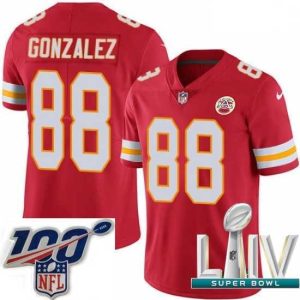 Superior 2020 Super Bowl LIV Nike Kansas City Chiefs #88 Tony Gonzalez Red Team Color Vapor Untouchable Limited Player NFL Jersey