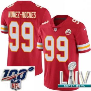 Exquisite 2020 Super Bowl LIV Nike Kansas City Chiefs #99 Rakeem Nunez-Roches Red Team Color Vapor Untouchable Limited Player NFL Jersey
