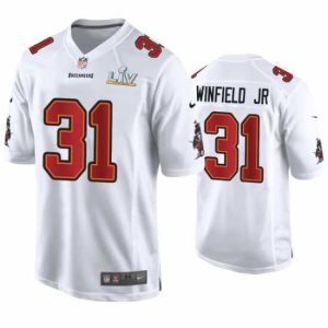 Exquisite Antoine Winfield Jr. Buccaneers White Super Bowl Lv Game Fashion Jersey