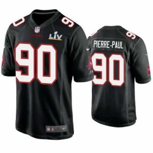 Exceptional Jason Pierre Paul Buccaneers Black Super Bowl Lv Game Fashion Jersey
