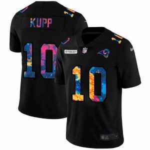 Gorgeous Los Angeles Rams 10 Cooper Kupp Nike Multi Color Black 2020 NFL Crucial Catch Vapor Untouchable Limited Jersey