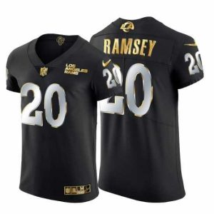 Outstanding Los Angeles Rams 20 Jalen Los Angeles Ramsey Nike Black Edition Vapor Untouchable Elite NFL Jersey
