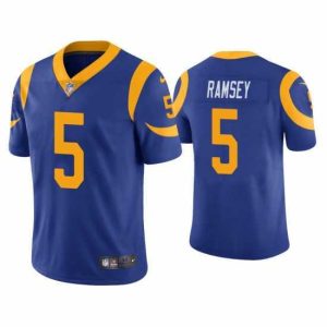 Marvelous 5 Jalen Los Angeles Ramsey Los Angeles Rams Vapor Limited Jersey Royal Jersey
