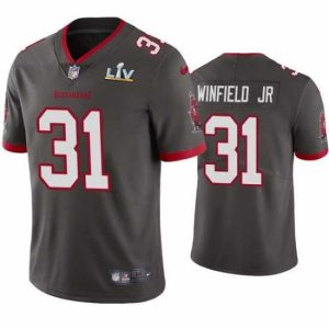Exceptional Antoine Winfield Jr. Buccaneers Pewter Super Bowl Lv Vapor Limited Jersey