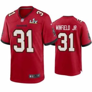 Outstanding Antoine Winfield Jr. Buccaneers Red Super Bowl Lv Game Jersey
