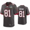 Men Antonio Brown Buccaneers Pewter Super Bowl Lv Game Jersey 778767 22760 550X550