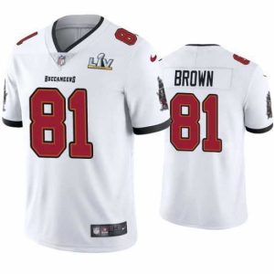 Outstanding Antonio Brown Buccaneers White Super Bowl Lv Vapor Limited Jersey