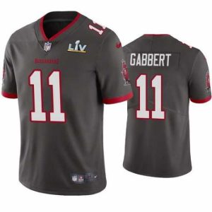 High quality Blaine Gabbert Buccaneers Pewter Super Bowl Lv Vapor Limited Jersey