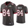 Men Cameron Brate Buccaneers Pewter Super Bowl Lv Vapor Limited Jersey 778784 22760 550X550