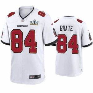 Marvelous Cameron Brate Buccaneers White Super Bowl Lv Game Jersey