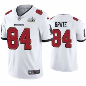 Superior Cameron Brate Buccaneers White Super Bowl Lv Vapor Limited Jersey