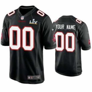 Superior Custom Buccaneers Black Super Bowl Lv Game Fashion Jersey