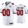 Men Custom Buccaneers White Super Bowl Lv Vapor Limited Jersey 778812 22760 550X550