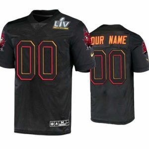 Exquisite Custom Tampa Bay Buccaneers Black Super Bowl Lv Jersey