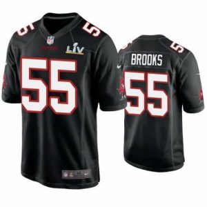 Gorgeous Derrick Brooks Buccaneers Black Super Bowl Lv Game Fashion Jersey