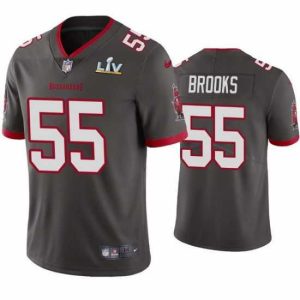 Superb Derrick Brooks Buccaneers Pewter Super Bowl Lv Vapor Limited Jersey