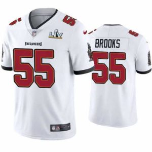 Exceptional Derrick Brooks Buccaneers White Super Bowl Lv Vapor Limited Jersey