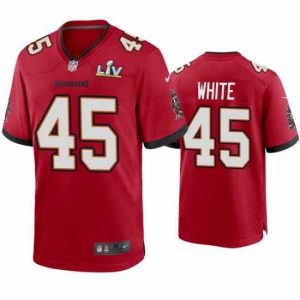 Gorgeous Devin White Buccaneers Red Super Bowl Lv Game Jersey
