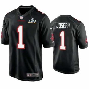 High quality Greg Joseph Buccaneers Black Super Bowl Lv Game Fashion Jersey