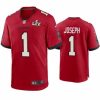 Men Greg Joseph Buccaneers Red Super Bowl Lv Game Jersey 778841 22760 550X550