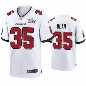 Superb Jamel Dean Buccaneers White Super Bowl Lv Game Jersey