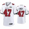 Men John Lynch Buccaneers White Super Bowl Lv Game Jersey 778867 22760 550X550