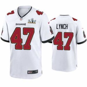 Superior John Lynch Buccaneers White Super Bowl Lv Game Jersey