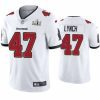 Men John Lynch Buccaneers White Super Bowl Lv Vapor Limited Jersey 778868 22760 550X550