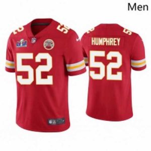 Marvelous Kansas City Chiefs 52 Creed Humphrey Red Vapor Untouchable Limited Stitched Football 2024 Super Bowl LVIII Jersey