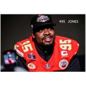 Marvelous Kansas City Chiefs Chris Jones #95 Nike Men's Red NFL Vapor Super Bowl Jersey