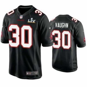 Outstanding Ke'Shawn Vaughn Buccaneers Black Super Bowl Lv Game Fashion Jersey