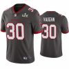 Men KeShawn Vaughn Buccaneers Pewter Super Bowl Lv Vapor Limited Jersey 778872 22760 550X550