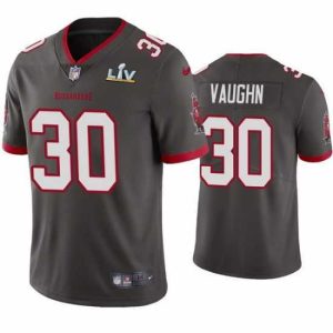 Superior Ke'Shawn Vaughn Buccaneers Pewter Super Bowl Lv Vapor Limited Jersey