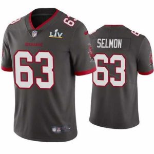 High quality Lee Roy Selmon Buccaneers Pewter Super Bowl Lv Vapor Limited Jersey