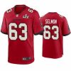 Men Lee Roy Selmon Buccaneers Red Super Bowl Lv Game Jersey 778889 22760 550X550