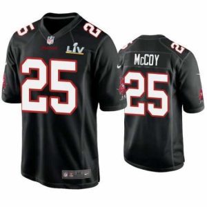 Gorgeous Lesean Mccoy Buccaneers Black Super Bowl Lv Game Fashion Jersey