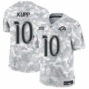 Gorgeous Los Angeles Rams 10 Cooper Kupp 2024 F.U.S.E Arctic Camo Salute To Service Limited Stitched Football Jersey