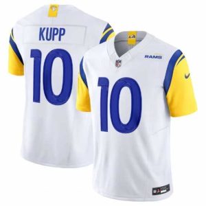 Gorgeous Los Angeles Rams 10 Cooper Kupp White 2023 F.U.S.E  Vapor Untouchable Limited Stitched Football Jersey